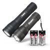 Flashlight Combo Pack, High Powered 1,000 Lumen Metal Torch Light and Bright 300 Lumen Mini Tactical EDC Flashlight, for Emergency, Camping