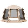 VEVOR Screen House Tent, 12 x 11 ft, 10-12 Person Pop Up Screen Tent, Portable Screened in Canopy with Carry Bag, Netting Sides, Ground Stakes