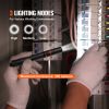 VEVOR 5.9 Inch Rechargeable Penlight, 300 lumens 3 Lighting Modes Pocket Pen Light, Adjustable Focus, IP44 Waterproof, Aluminum Alloy for Camping