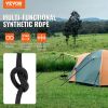 VEVOR Durable Nylon Cord, 3/16 inch x 1000 ft, 32-Strand Design, 720 LBS Load Capacity, Multi-Purpose Rope for Outdoor Adventures, Tree Work