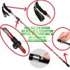 "Professional Adjustable Hiking Sticks - 5-Section Compact Design, Secure Flip-Lock - Men/Women Outdoor Gear"